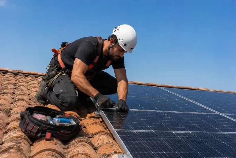 Maintenance et monitoring de panneaux solaires à Cuges-les-Pins