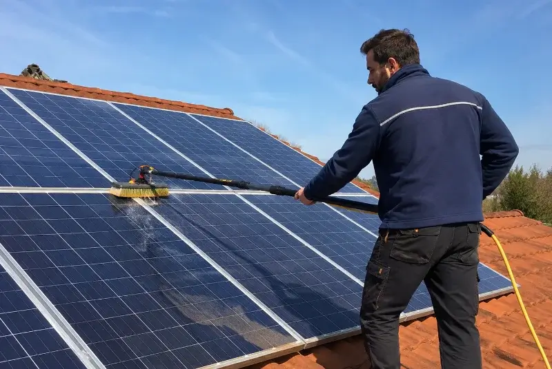 Nettoyage et entretien de panneaux solaires à Cuges-les-Pins
